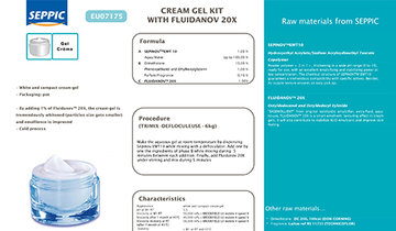 EU07175 - Cream gel kit with Fluidanov 20x