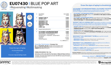 EU07430 - Blue Pop Art #rejuvenating #multimasking