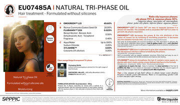EU07485A_NATURAL TRI-PHASE OIL_HAIR TREATMENT_WITHOUT SILICONES_GB