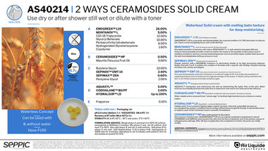 AS40214 - 2 ways ceramosides solid cream