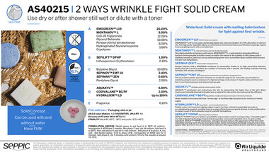 AS40215 2 ways wrinkle fight solid cream