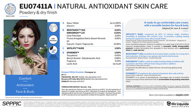 EU07411A Natural antioxydant skin care GB