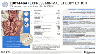 EU07446A Express minimalist body lotion GB