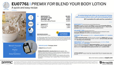 EU07761 - Premix for blend your body lotion