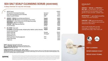 SEA SALT SCALP CLEANSING SCRUB AS40186B