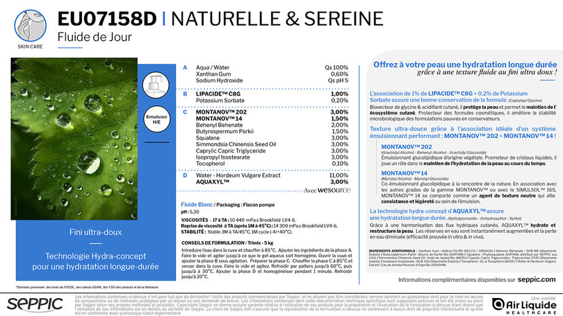 EU07158D - Natural & serene fluid day cream