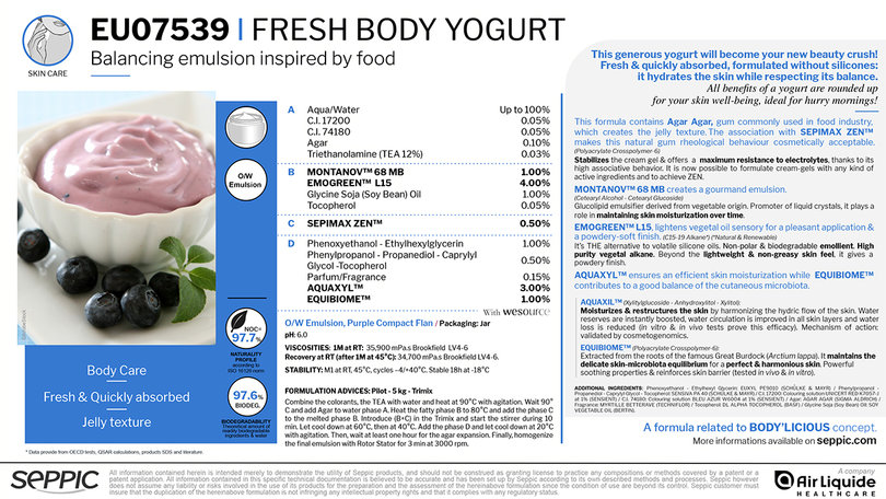 EU07539 - Fresh body yogurt