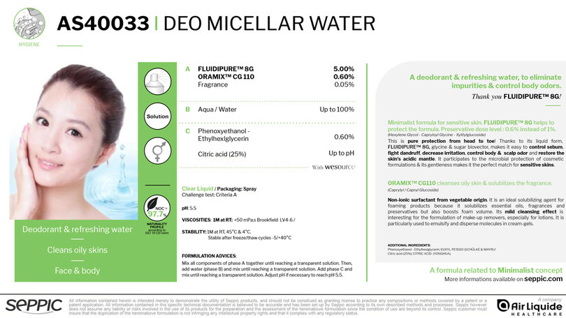 AS40033 - Deo micellar water