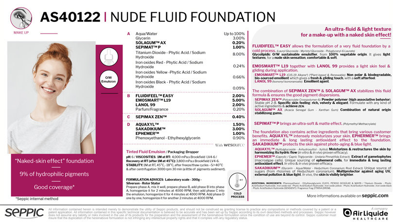 AS40122 - Nude Fluid Foundation