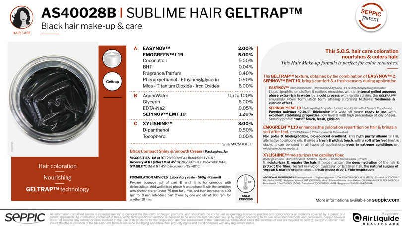 AS40028B - Sublime Hair GELTRAP