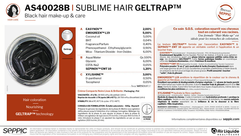 AS40028B - Sublime Hair GELTRAP
