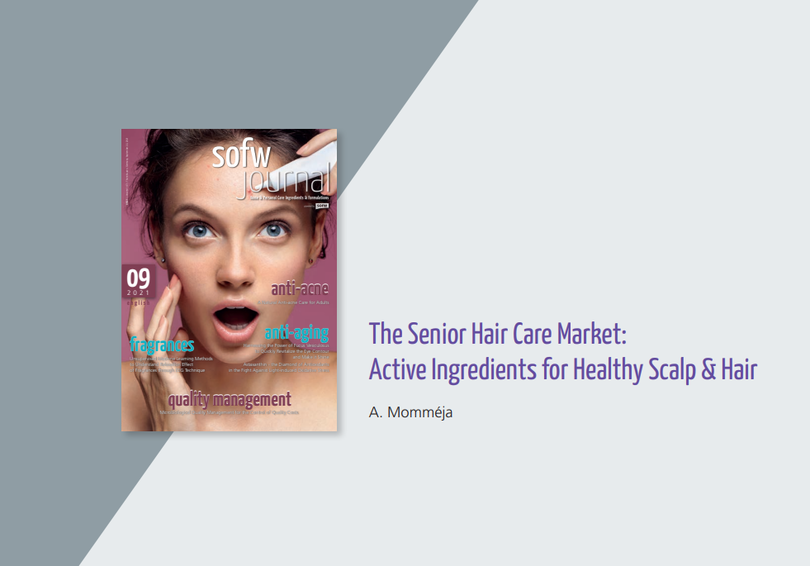 The Senior Hair Care Market - active ingredients for healthy scalp and hair