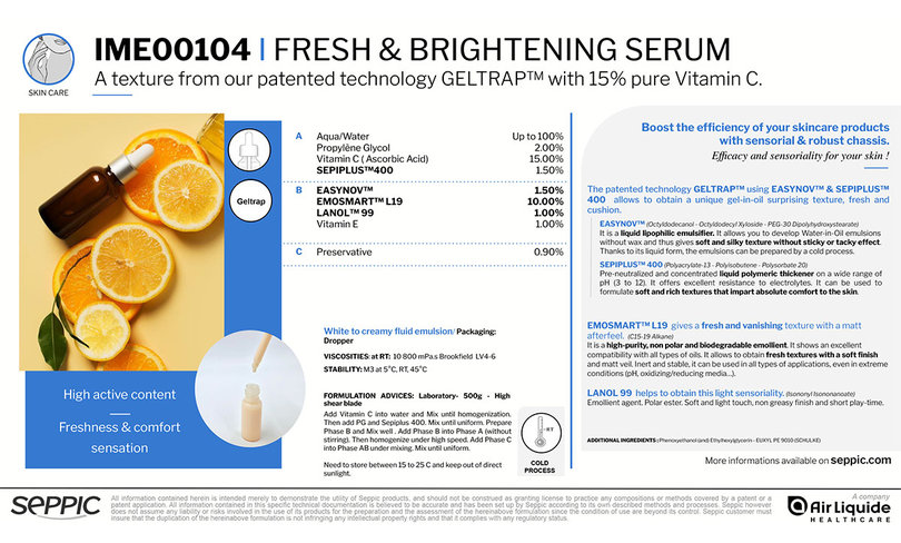 IME00104 Fresh & brightening serum GB