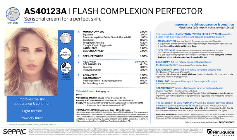 AS40123A Flash complexion perfector GB