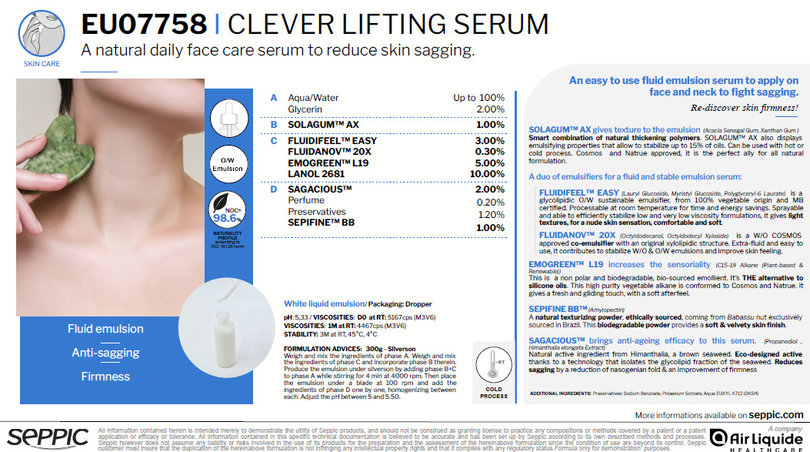 EU07758 - Clever lifting serum