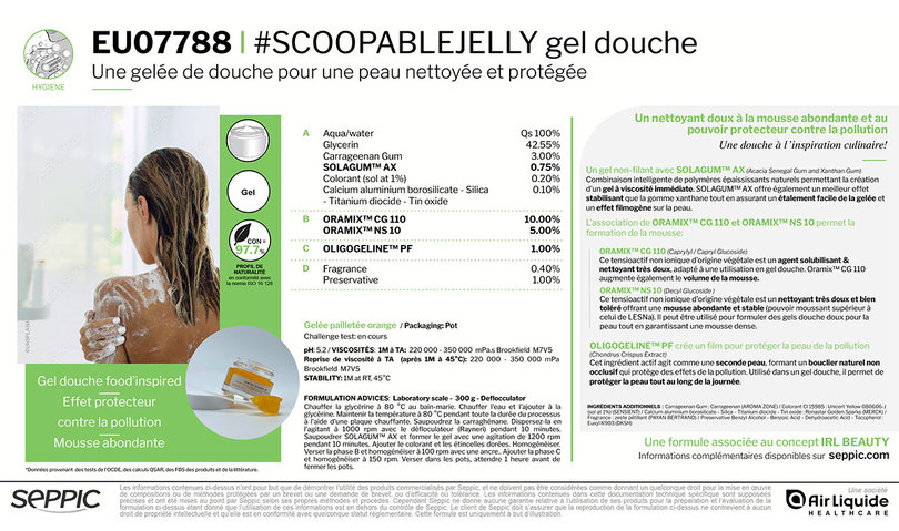 EU07788 Scoopable Jelly gel douche FR