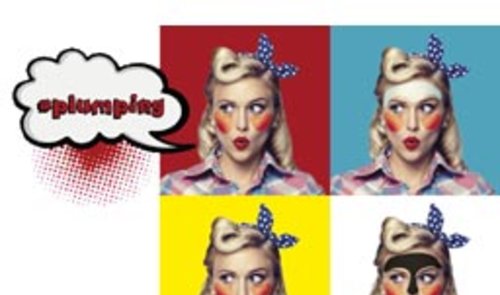 EU07429 - Red Pop Art #plumping #multimasking