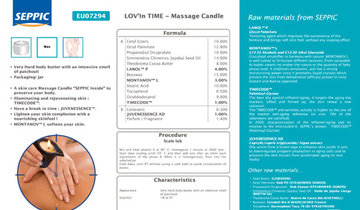 EU07294 - LOV’In Time - Massage Candle