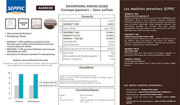 AS40030 - Shampoing amino-acide concept japonais sans sulfate