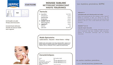 EU07039B - Mousse sublime nettoyant hydratant haute tolerance