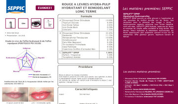 EU06831 - Rouge à lèvres hydra-pulp hydratant et remodelant long terme