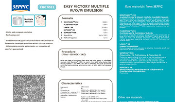 EU07083 - Easy victory multiple w/o/w emulsion