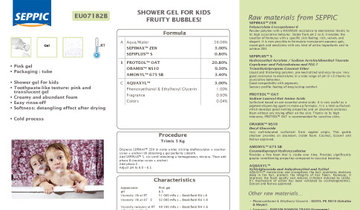 EU07182B - Shower gel for kids