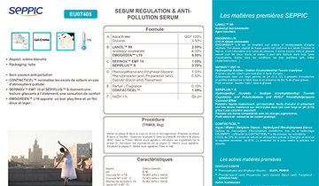 EU07405 - Sebum regulation & anti-pollution serum