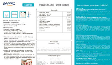 EU07433 - Powderless fluid serum