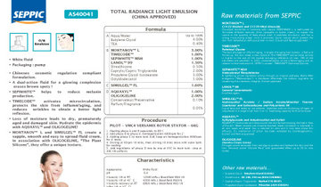 AS40041 - Total radiance light emulsion (China approved)
