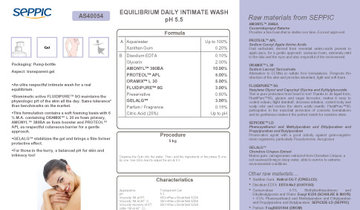 AS40054 - Equilibrium daily intimate wash pH 5.5