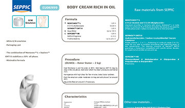 EU06999 - Body cream rich in oil