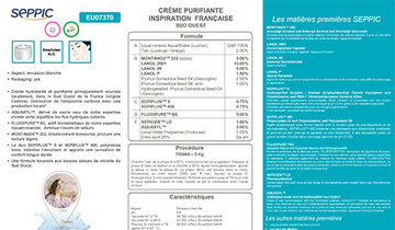 EU07370 - Crème purifiante inspiration française sud ouest