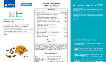 EU07146B - Baume moelleux «pain d'epices»