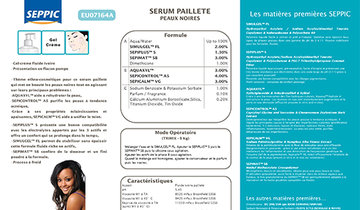 EU07164A - Serum Pailleté - Peaux Noires