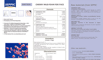 EU07163A - Cherry mild foam for face
