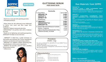 EU07164A - Glittering Serum for Black Skin