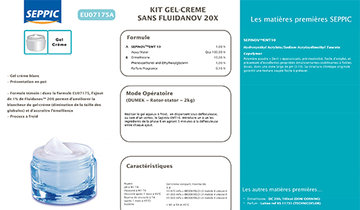 EU07175A - Kit gel-crème sans Fluidanov 20x