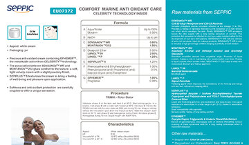 EU07372 - Comfort marine anti oxidant care - Celebrity technology inside