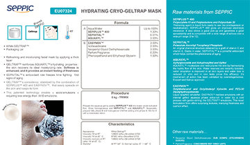 EU07324 - Hydrating cryo-GELTRAP mask