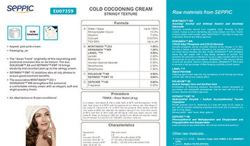 EU07359 - Cold cocooning cream Stringy texture