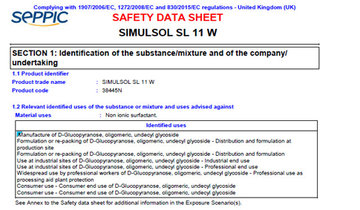 SDS - SIMULSOL SL 11 W