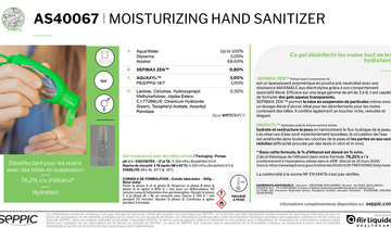 AS40067 Moisturizing hand sanitizer