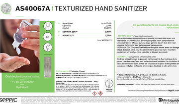 AS40067A Texturized hand sanitizer