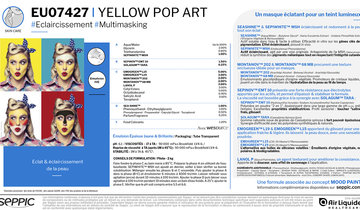 EU07427 - Yellow Pop Art #lightening #multimaskin