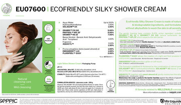 EU07600 - Ecofriendly silky shower cream