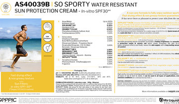 AS40039B - So sporty water resistant sun protection cream