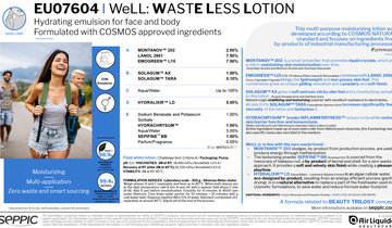 EU07604 - WeLL: Waste Less Lotion