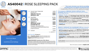 AS40042 - Rose sleeping pack
