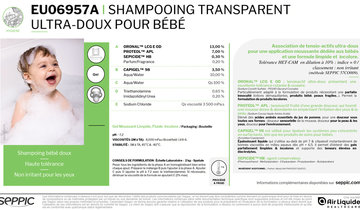 EU06957A - Shampooing transparent ultra-doux pour bébé
